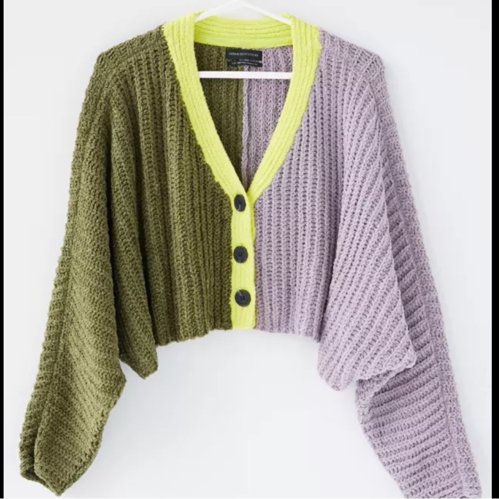 UO Ashlyn Batwing Cropped Cardigan